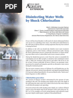 Disinfecting Water Wells Shock Chlorination