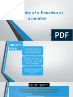 Continuity of A Function at A Number