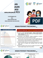 Kebijakan Dan Teknis Pelaksanaan Introduksi Imunisasi PCV