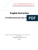 English Instruction For ZYC200B-B1