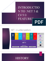 Introduction to .NET 5 & C# 9.0 Features