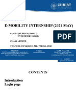 Internship 2021 Report