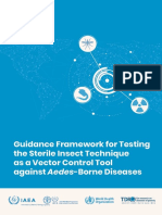 Guidance Framework For Testing The Sterile Insect Technique As A Vector Control Tool Against Aedes-Borne Diseases
