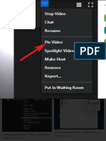 How To Pin Zoom Meeting - Google Search