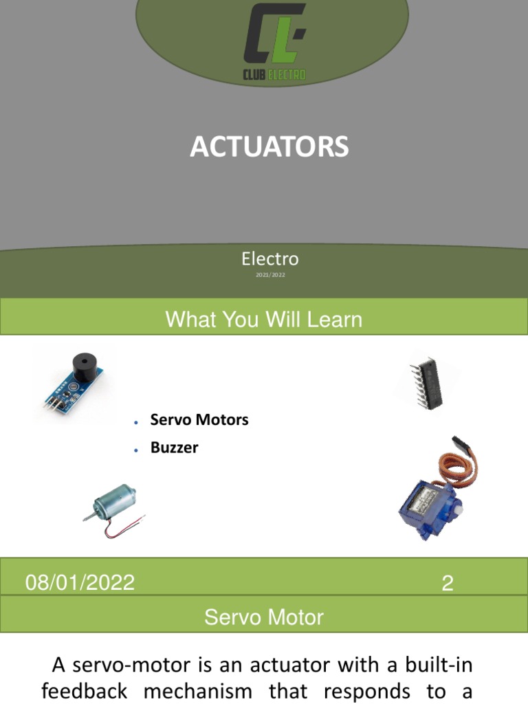 3) Actuators | PDF