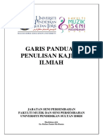 Garis Panduan Penulisan Kajian Ilmiah - APC3053