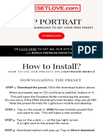 Get Free Pop Portrait Preset for Lightroom Mobile
