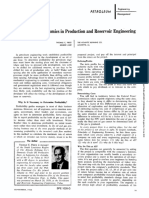 Importance of Economics in Production and Reservoir Engineering
