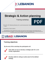 Training On Strategic and Action Planning For NGOs