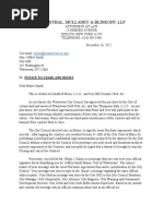 Cease and Desist Letter To Mayor Jeffrey Smith, Dec. 16, 2022