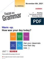 Grammar 1 SS November 2021 Lesson 3