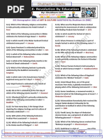 Art and Culture & Festivals (Eng) SSC Steno 2022 - RBE