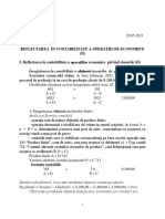 Reflectarea În Contabilitate A Principalelor Operatii Economice (Partea II)