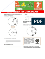 Movimiento Circular para Segundo Grado de Secundaria