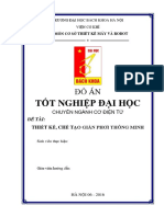 Tốt Nghiệp Đại Học: Thiết Kế, Chế Tạo Giàn Phơi Thông Minh