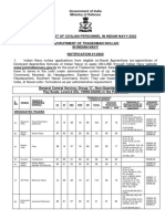 Recruitment For The Post of Tradesman (SKilled) HQWNC