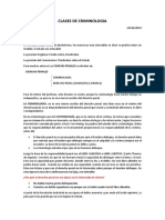 Clases de Criminologia Primer Parcial