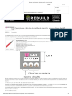 Calculo de Caida de Tension en Calbes de Media Tension