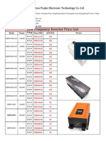 1 - Low Frequency Inverter Pricelist