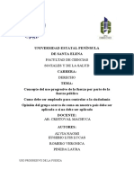 Opinión Sobre El Uso Progresivo de La Fuerza