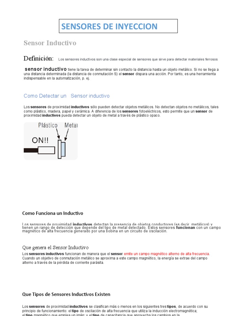 Sensores Inyeccion | PDF | Inyección de combustible | Acelerador