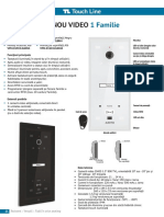 Fisa Tehnica Videointerfon de Exterior Electra Urban VPM.01S03.ELBH4