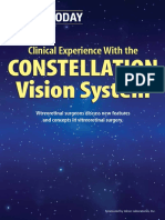 Clinical Experience With The Constellation Vision System