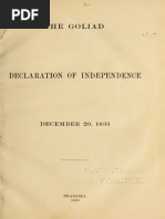 Goliad Declaration of Independence