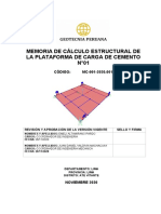 MC-001-2020.001 Plataforma de Carga de Cemento N°1