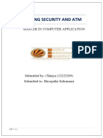 Banking Security and Atm