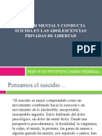 Salud Mental y Conducta Suicida en Adolescentes Privados de Libertad