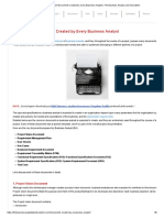 Business Analysis Essential Documents
