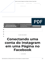 Conectando Uma Conta Do Instagram Em Uma Página No Facebook - Blog Do Share