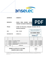 Listado de estructuras y ferretería de línea