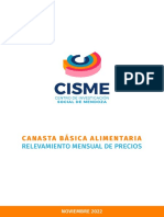 Informe Canasta Básica de Alimentos Noviembre 