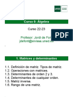 Matrices y Determinantes