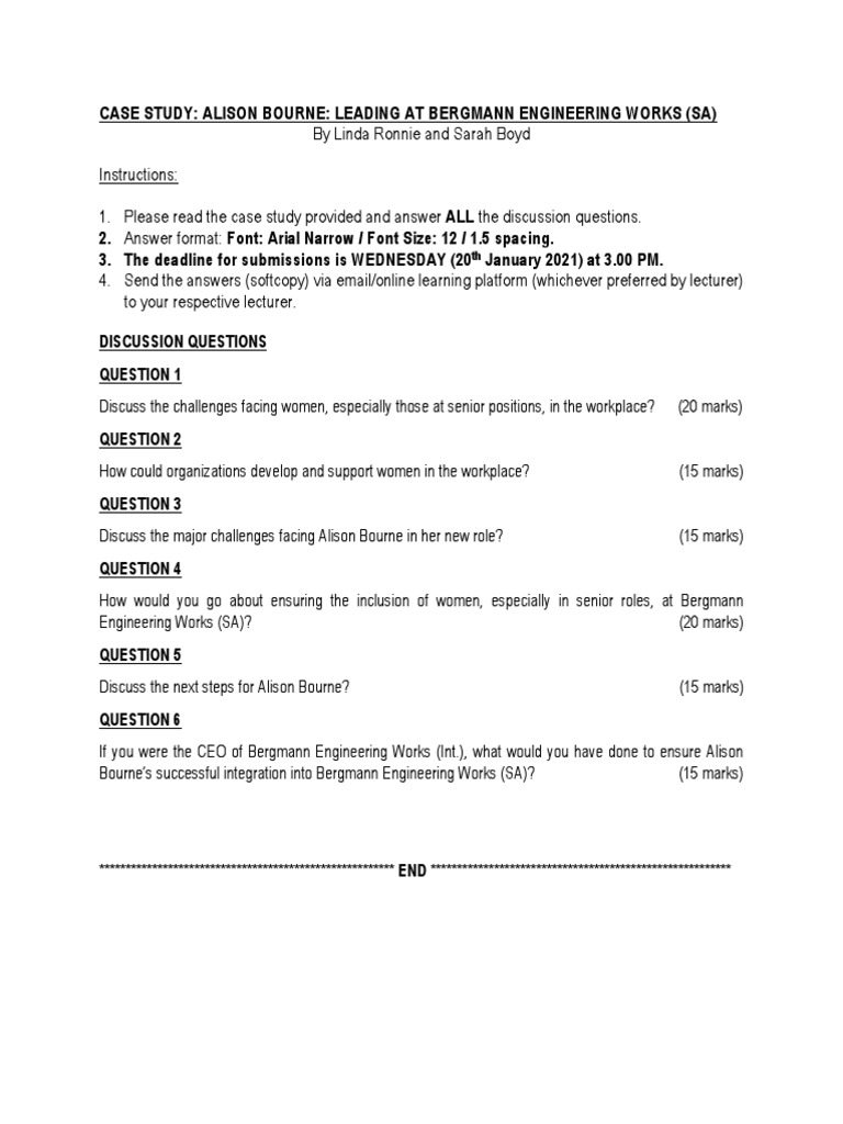 Bpmn 2023 instructions and discussion questions pdf career growth