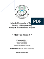 Flat Tire Report