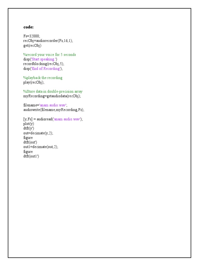 Audio Recording and Processing Script | PDF | Teaching Methods & Materials