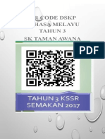 QR Code Bahasa Melayu Tahun 3 SK Taman Awana 2022