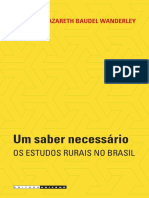 Um Saber Necessário Os Estudos Rurais No Brasil