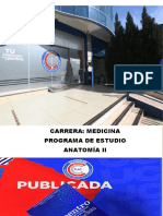 Programa de Estudios Anatomia II