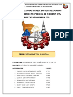 Fotogrametría analítica de la Universidad Nacional Micaela Bastidas de Apurímac