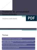 Trastorno de Personalidad Generalidades HC Ago