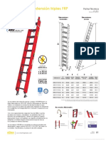 Escalera Tipo Extensión Triple FRP