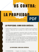 Delitos Contra La PROPIEDAD.