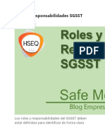 Roles Y Responsabilidades SGSST