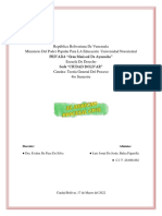 Teoria General Del Proceso Luis Balza 1er Corte 2 Evaluacion