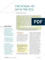 A Second Set of Eyes An Introduction To Tele-ICU