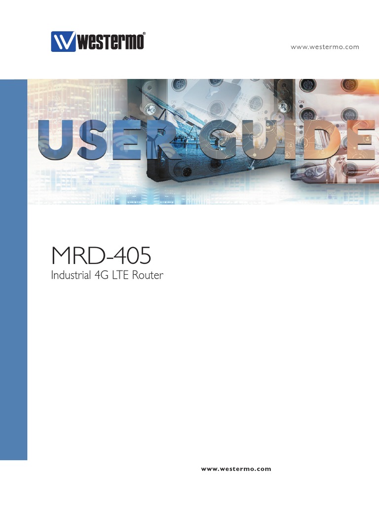 Westermo Ug 6623-2212 mrd-405 Revc | PDF | Ip Address | Computer Network